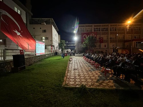 Kaymakamımız Sayın Cihat KOÇ, 15 Temmuz Demokrasi ve Milli Birlik Günü Münasebetiyle Düzenlenen Etkinliklere iştirak etti. 